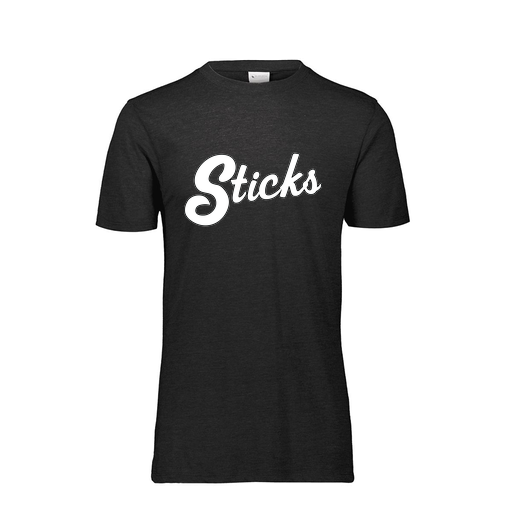 [FTSCUBBK-AS-LOGO3] Decker Men's Tri-Blend T-Shirt - Short Sleeve (Adult S, Black, Logo 3)