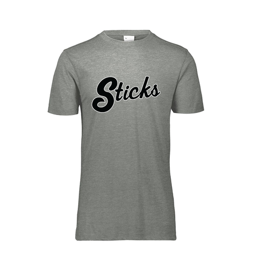 [FTSCUBGY-AS-LOGO1] Decker Men's Tri-Blend T-Shirt - Short Sleeve (Adult S, Gray, Logo 1)