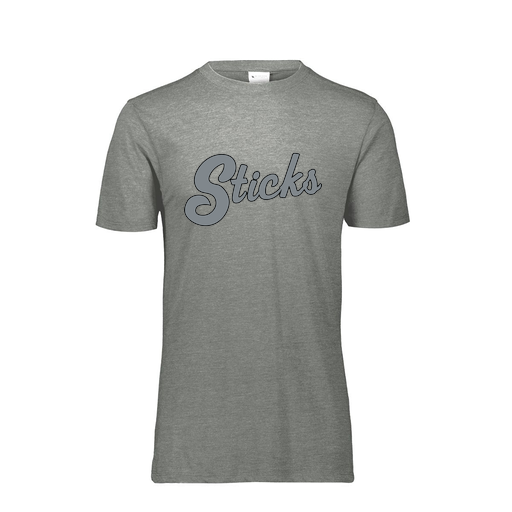 [FTSCUBGY-YS-LOGO2] Decker Youth Tri-Blend T-Shirt - Short Sleeve (Youth S, Gray, Logo 2)