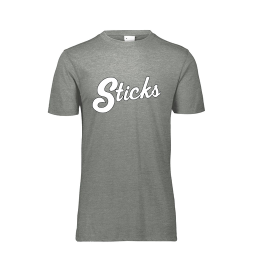 [FTSCUBGY-YS-LOGO3] Decker Youth Tri-Blend T-Shirt - Short Sleeve (Youth S, Gray, Logo 3)