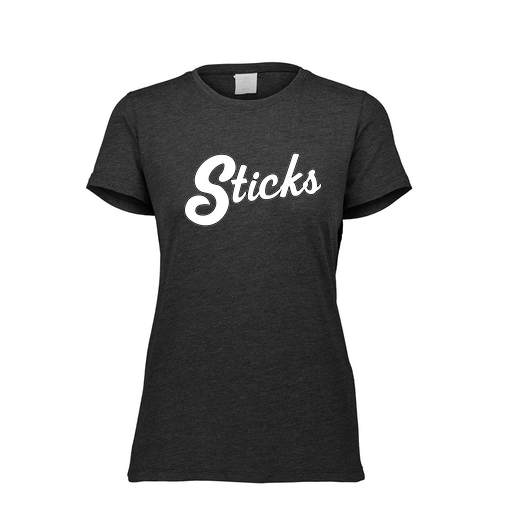 [FTSCUBBK-FAXS-LOGO3] Decker Women's Tri-Blend T-Shirt - Short Sleeve (Female Adult XS, Black, Logo 3)