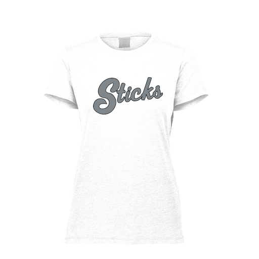[FTSCUBWH-FAXS-LOGO2] Decker Women's Tri-Blend T-Shirt - Short Sleeve (Female Adult XS, White, Logo 2)