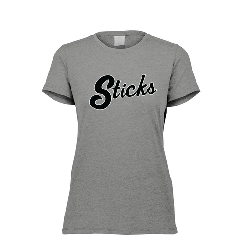 [FTSCUBGY-FAXS-LOGO1] Decker Women's Tri-Blend T-Shirt - Short Sleeve (Female Adult XS, Gray, Logo 1)