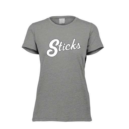 [FTSCUBGY-FAXS-LOGO3] Decker Women's Tri-Blend T-Shirt - Short Sleeve (Female Adult XS, Gray, Logo 3)