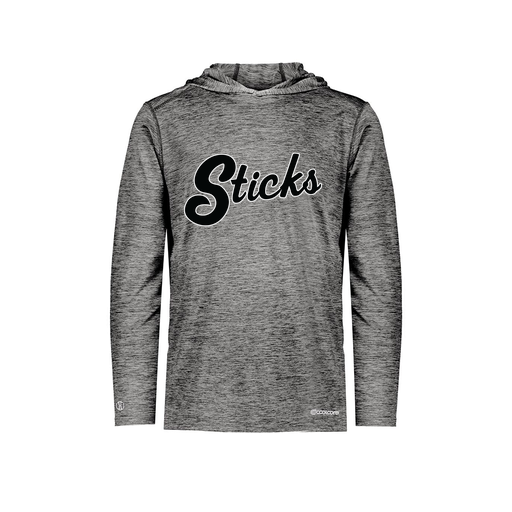 [FOLHCGBK-YS-LOGO1] Decker Youth Charge Hoodie (Youth S, Black, Logo 1)