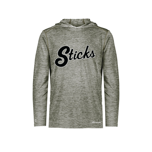 [FOLHCGGY-YS-LOGO1] Decker Youth Charge Hoodie (Youth S, Gray, Logo 1)