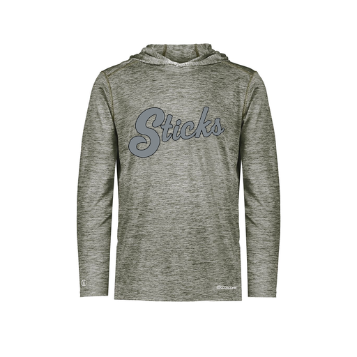 [FOLHCGGY-YS-LOGO2] Decker Youth Charge Hoodie (Youth S, Gray, Logo 2)