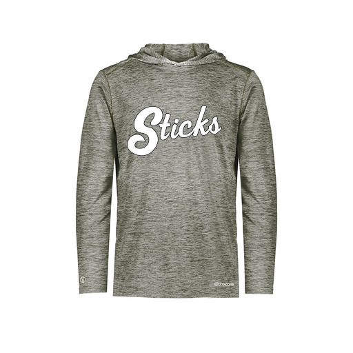 [FOLHCGGY-YS-LOGO3] Decker Youth Charge Hoodie (Youth S, Gray, Logo 3)