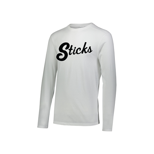 [FTLCUBWH-YS-LOGO1] Decker Youth Tri-Blend T-Shirt - Long Sleeve (Youth S, White, Logo 1)